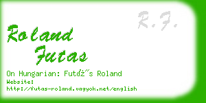 roland futas business card